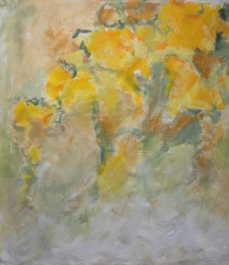 "White is a color too #3" -soft pastel and acrylic on cotton canvas - 54x48in. - 2026